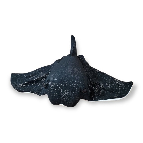 Build‎ A Bear Cow Nose Stingray Black Sparkle HTF Tags